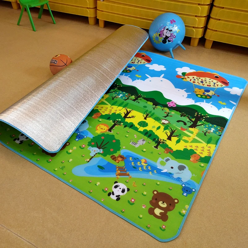 

Thickened Extra Large Baby Crawling Mat Home Living Room Foam Floor Mat Outdoor Picnic Mat Modern Style Vacuum Cleanable Home...