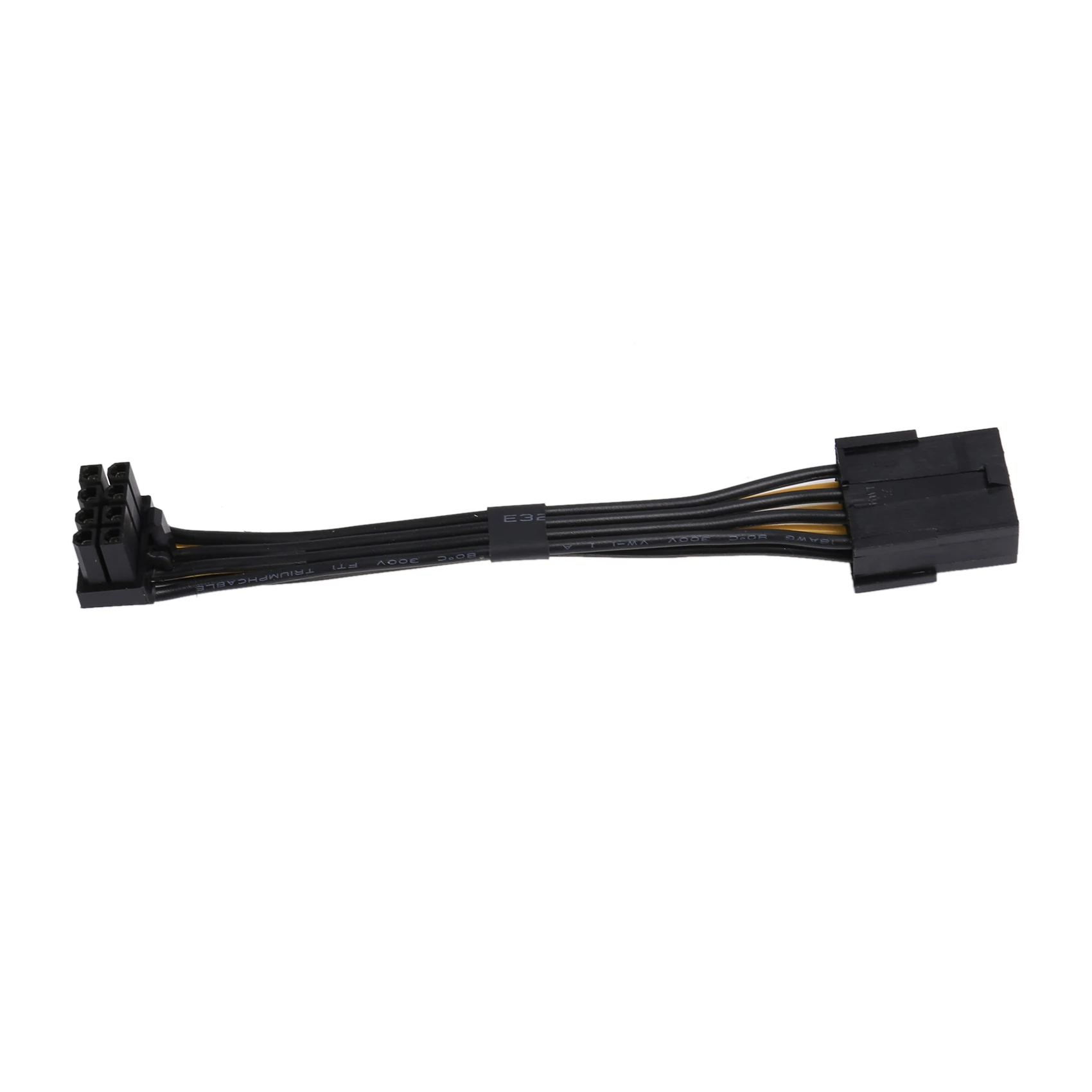 Cable de alimentación de extensión de tarjeta gráfica, conector PCIe de 8 pines hembra a 8 pines macho, codo de 90 grados, B