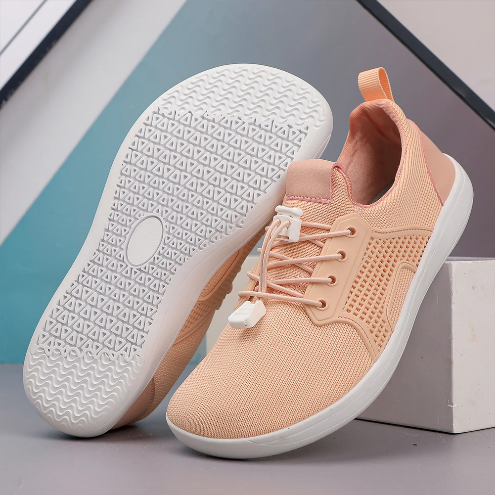 Minimalistische blote voeten schoenen Comfortabele brede blote voeten sneakers Antislip mode mesh sneakers Ademend voor wandelen Hardlopen