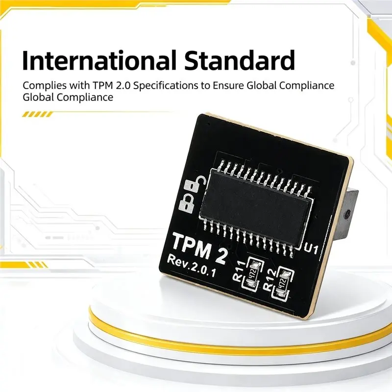 2026 New TPM2.0 14 Pin LPC H Trusted Platform Module Security Module Standalone Data Encryption Chip