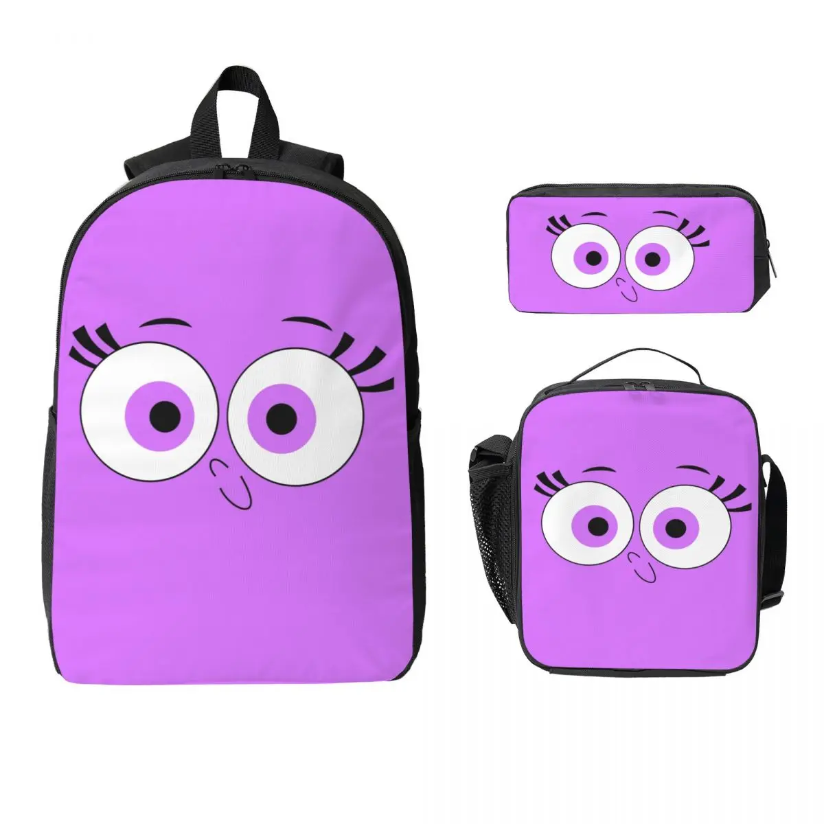 

Fairly Oddparents - Poof Backpack Student Boys Girls BookBag School Bag Laptop Shoulder Bags 3ps Insulated Lunch Bag Pencil Case