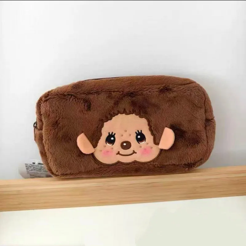 Japanese-style cute cartoon plush style QiQi student pencil case for school supplies and daily cosmetics storage bag