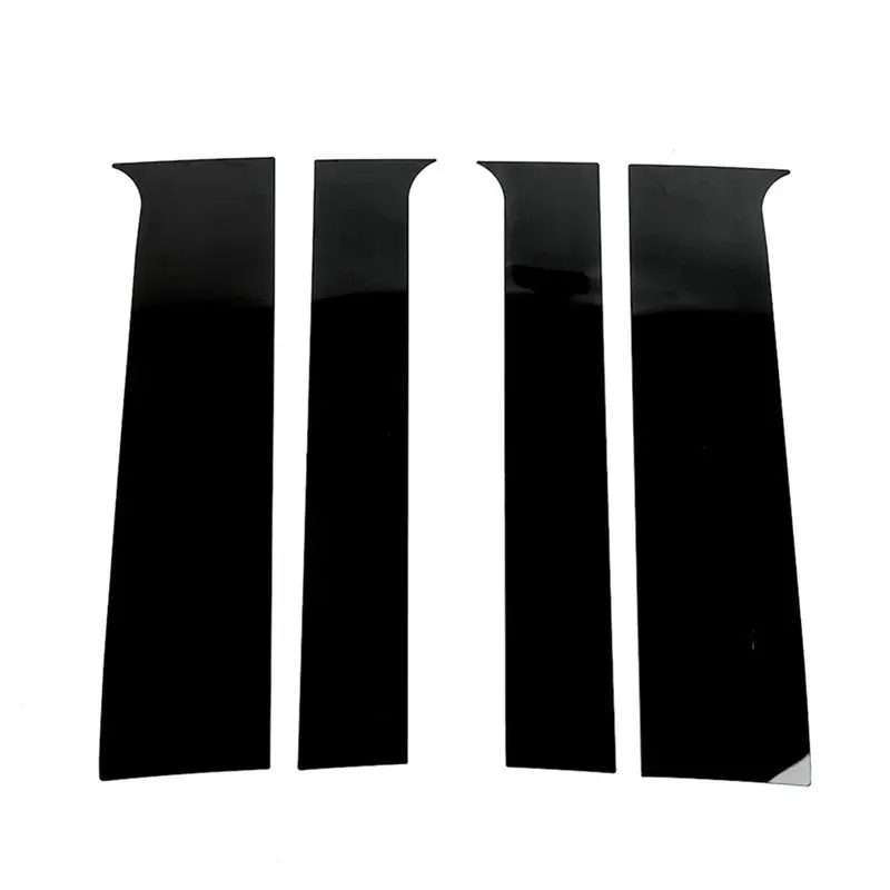 

AU28-Car Window Pillar Posts For Colorado / For GMC Canyon Crew Cab 2015-2022 Door Trim Cover Decal Stickers Black PC