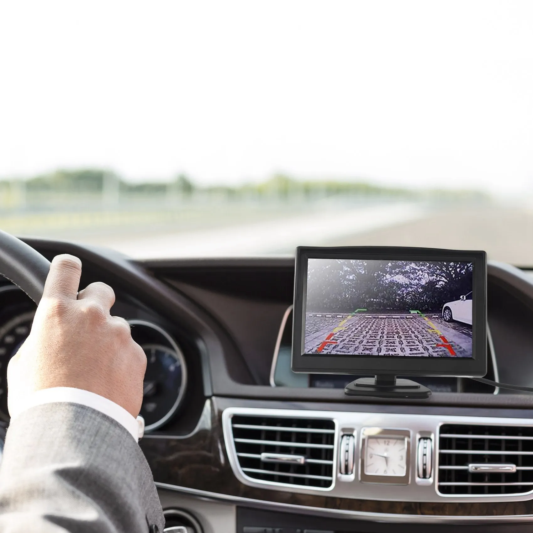 5 Inch 800X480 TFT LCD HD Screen Monitor With Dual Mounting Bracket For Car Backup Camera/Rear View/DVD/Media Player