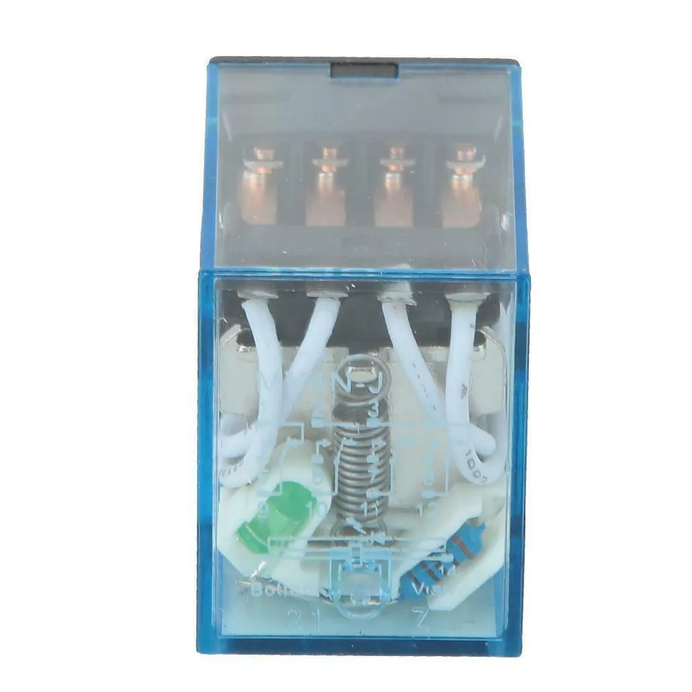 Electrical Relay MY4NJ MY4N MY4 220V 220VAC Coil 14 Pin 4NO 4NC 5A for Automation Control and Electrical Circuits
