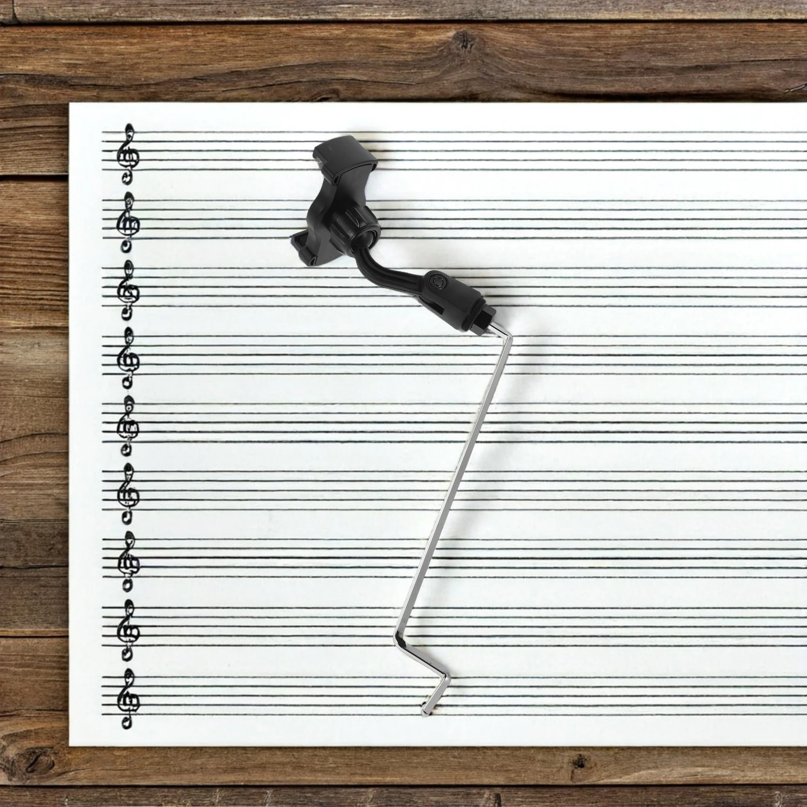 

Saxophone Stand Lyre Clip Holder for Alto Mount Piano Music Stainless Steel Tenor