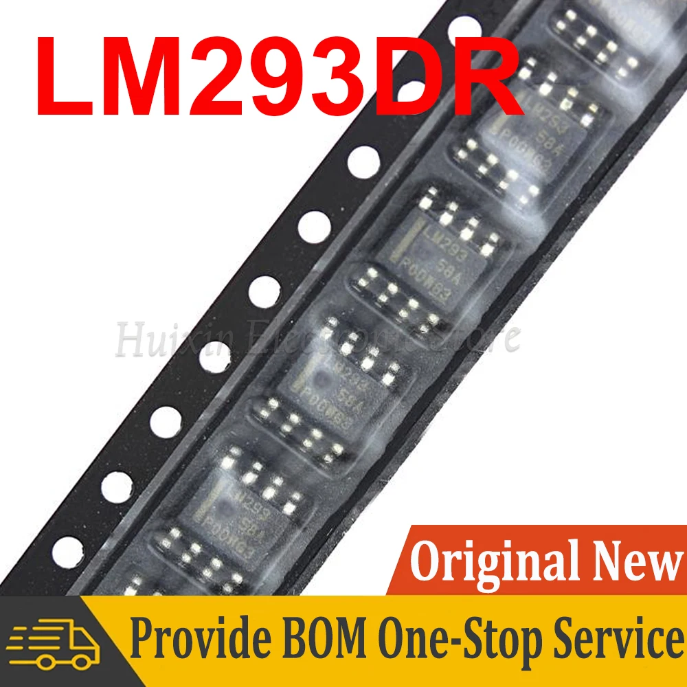 5pcs/lot LM293 LM293DT LM293DR 293 DUAL DIFFERENTIAL COMPARATORS IC SOP-8