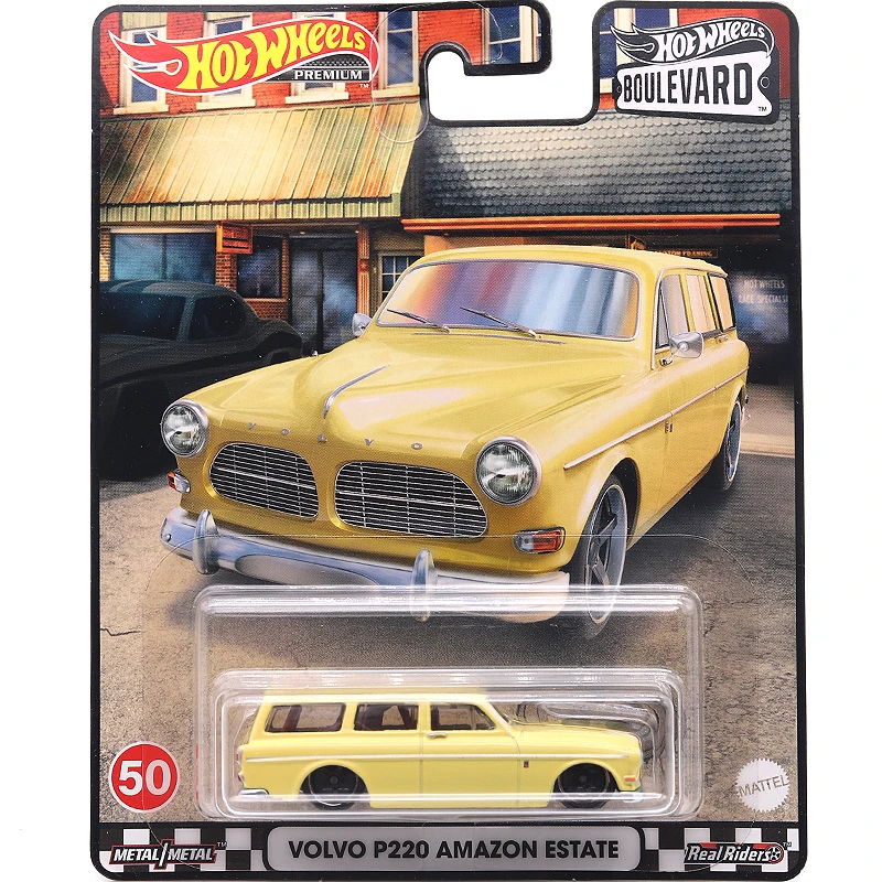 Original Hot Wheels Premium Car Diecast 1/64 Boulevard Datsun Lykan Austin Mini Pickup modello in metallo bambini ragazzi giocattoli regalo da