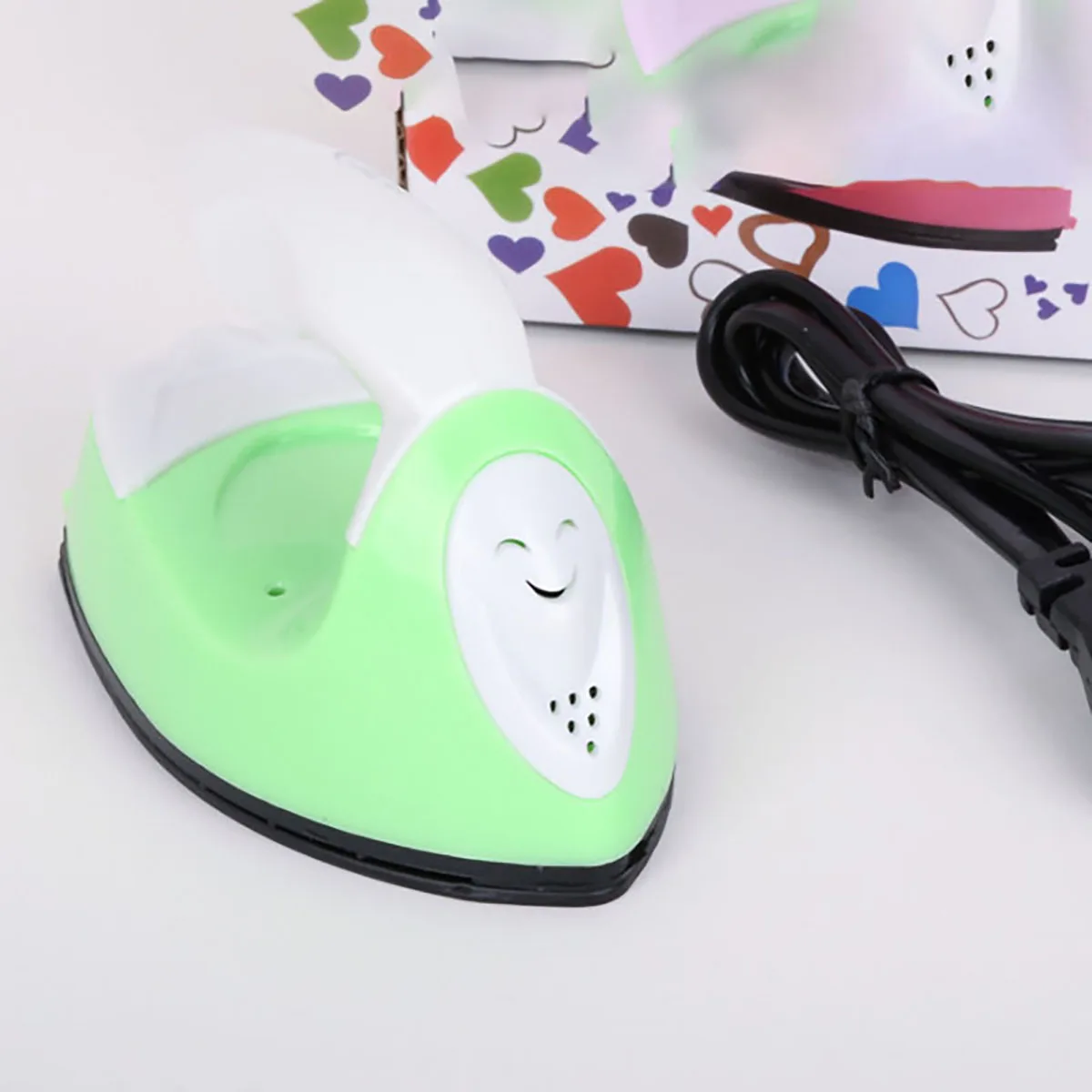 1PC Mini Craft Iron Mini Hot Press Mini Iron Portable Handheld Small Iron with Charging Base Accessories - Bead Accessories