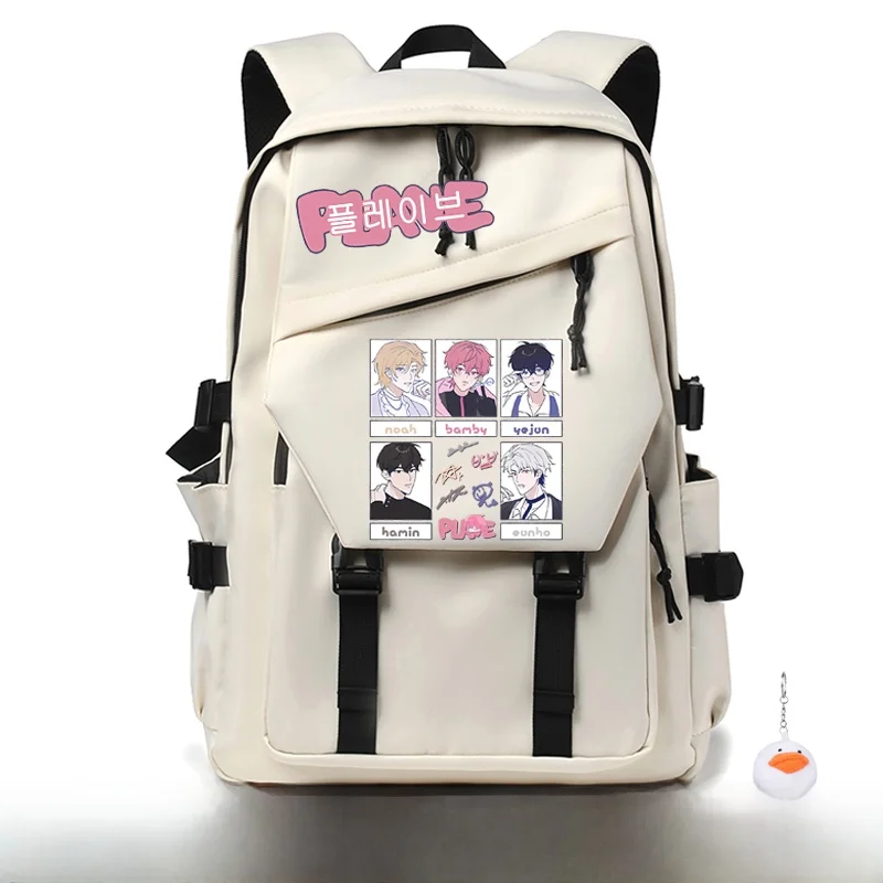 

Large Capaci Double oulder Bapa PLAVE M up Surroundings Bookbag Star Support Gift New Cartoon Print Soft Bapa