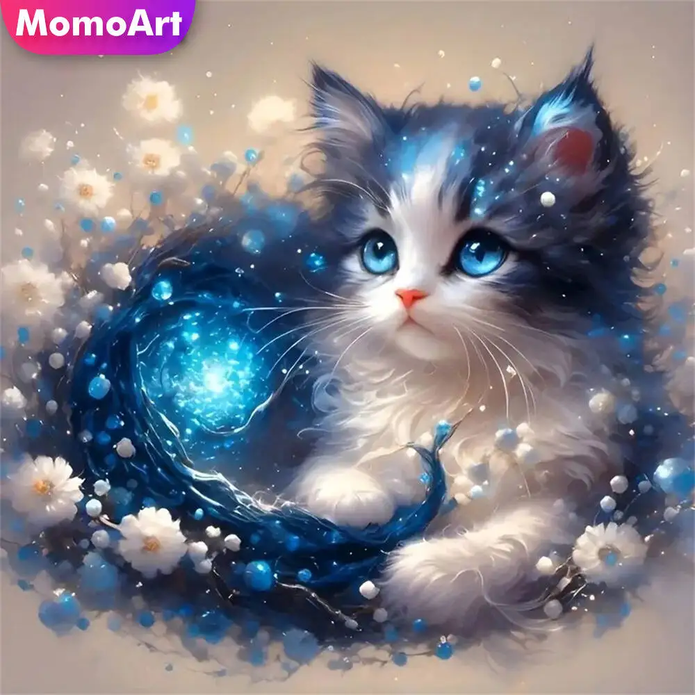 Momoart クマダイヤモンドモザイク動物フルラウンドダイヤモンド塗装ムーン刺繍新着手作り趣味