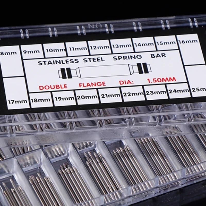 

Набор из 360 шт. стальных пружинных шпилек (8-25 мм) для ремешков часов, для часовщиков, инструменты для ремонта