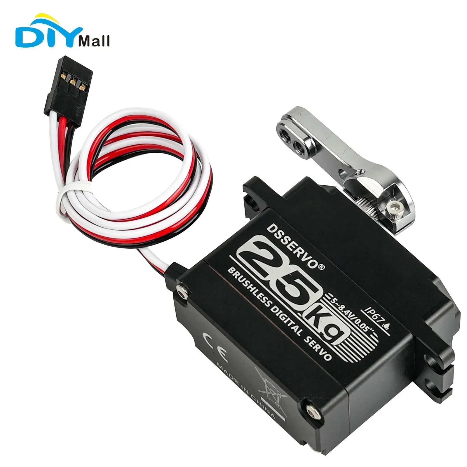 8.4V all-metal waterproof digital servo motor 25T Brushless motor steel gear multi-angle 180/270/360 degree adjustment BLS3325