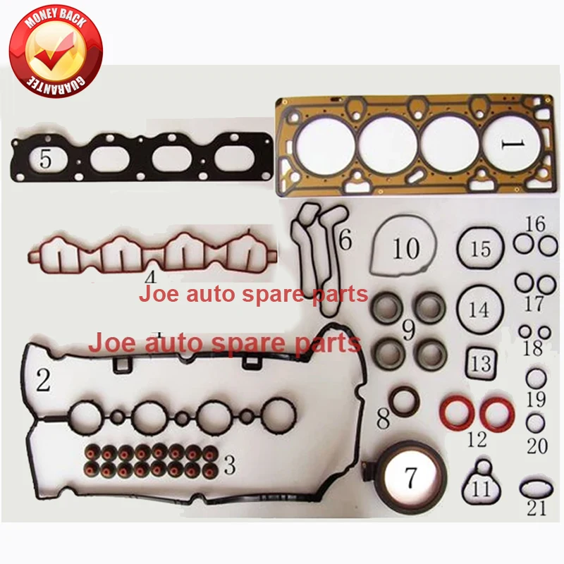 

2H0 Z18XER A18XEL A18XER Комплект прокладок двигателя с полной головкой для OPEL VECTRA C SIGNUM ASTRA H ZAFIRA B H INSIGNIA MOKKA 1.8L