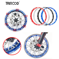 TRINOOD Aluminum 7075 Front/Rear Wheel Reinforcement Rings Hub Reinforced Outer Frame For 1/4 Motorcycle Promoto-MX Upgrade Part