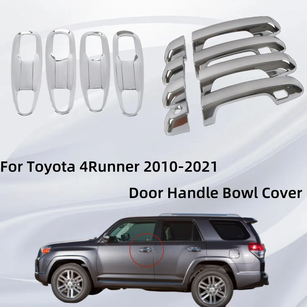 Car Accessories Chrome Carbon Fiber Shiny Black For Toyota 4Runner 2010 2011 2012 2013 2014 2015 2016 2017 2018 2019 2020 2021