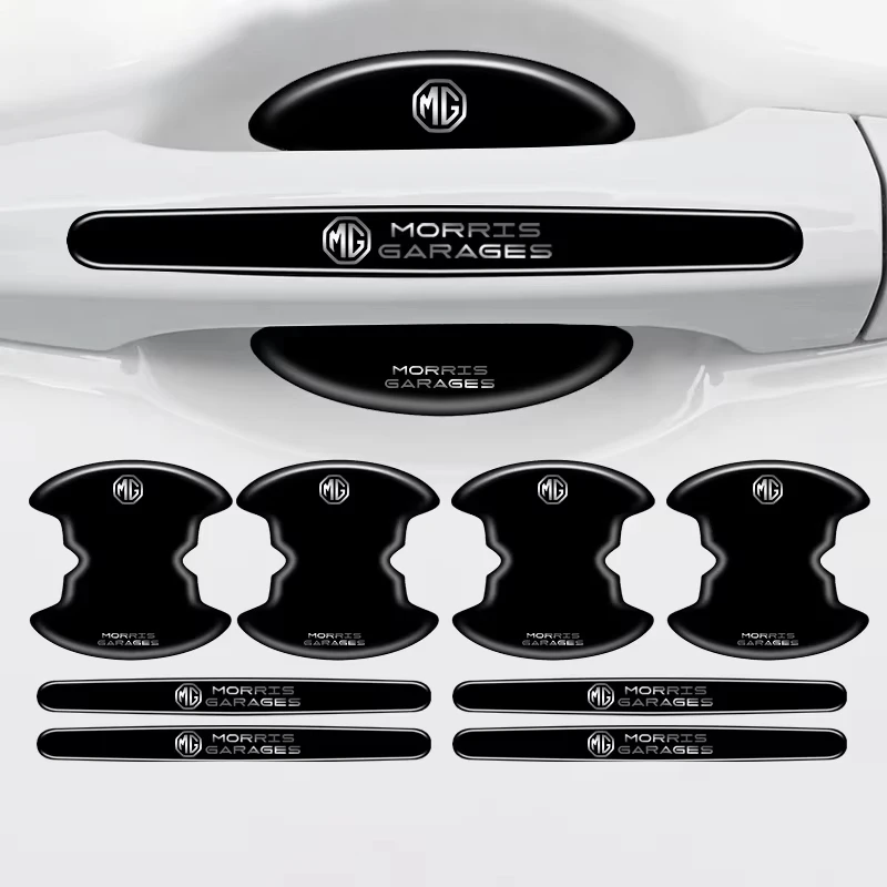 Car Door Handle Bowl Rearview Mirror Anti-collision Protector Stickers For MG3 MG5 MG6 ZS GS 350 Gundam Exterior Decor Accessori
