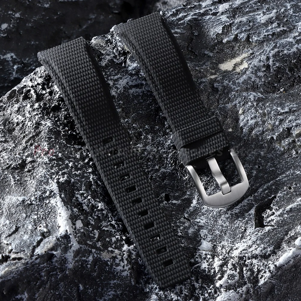 20/21/22mm FKM Gummi-Uhrenarmband mit Gebogenem Ende Schnellverschluss Silikon-Uhrenband für Longines für Seiko Swordfish für Rolex Armband