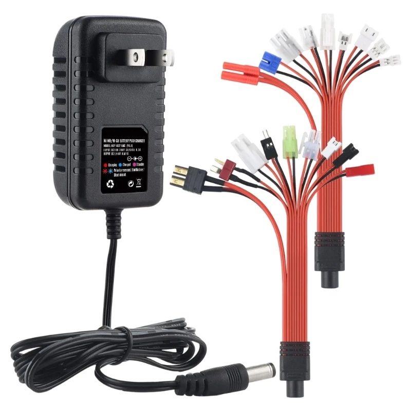 P9JB 2-10S NiMH Battery Charging Adapters Auto Regulating Safety Battery Charging Adapters 2-10S Charging Current for Remote