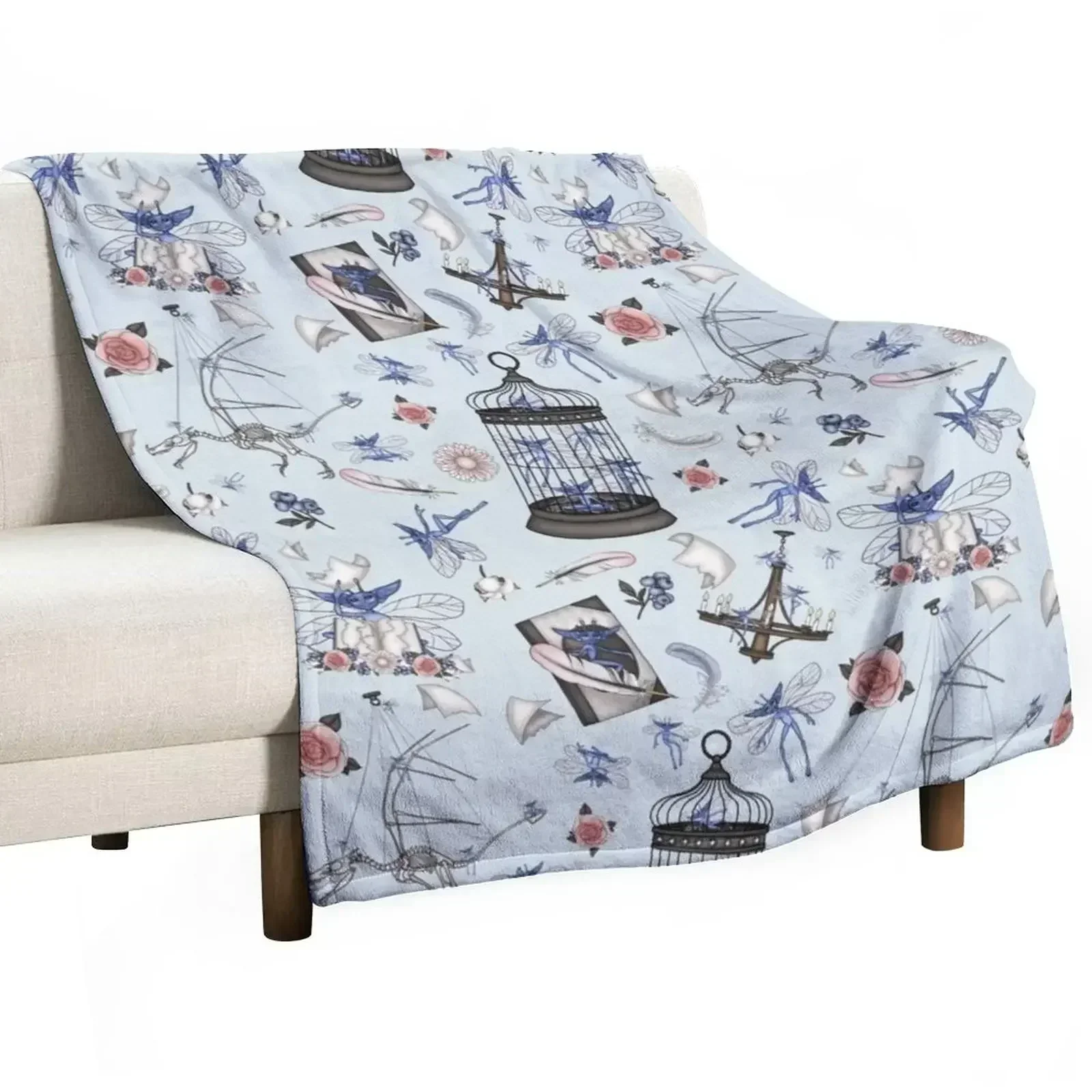 Cornish Pixies Throw Blanket Cute Extra Large Throw Bed covers Hairys Blankets