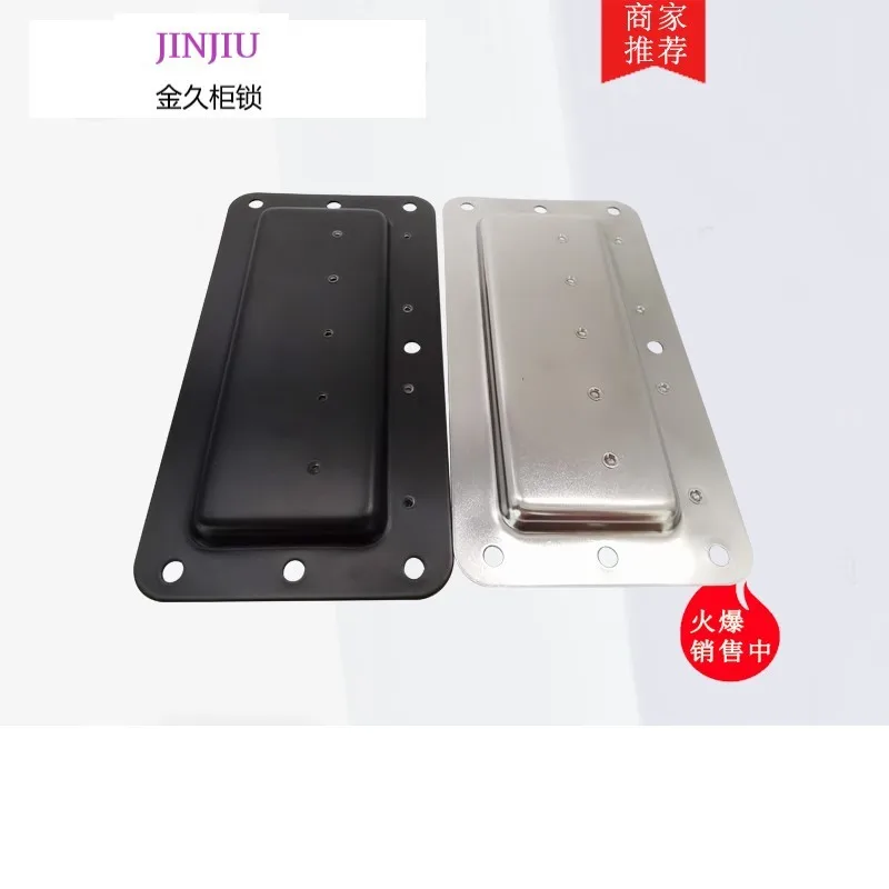 square concealed embedded spring folding handle toolbox side handle with rubber sleeve Industrial Equipment Cabinet Pull handle