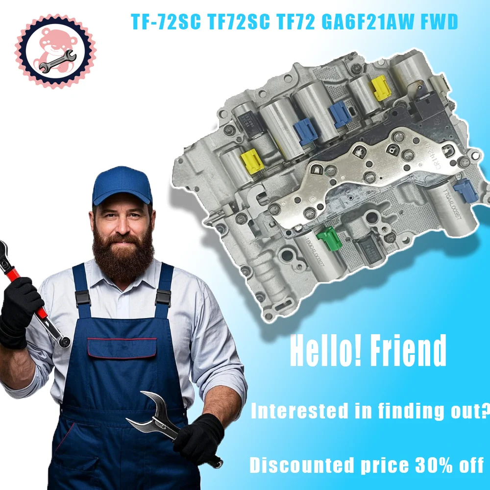 

TF-72SC TF72SC TF72 GA6F21AW FWD Transmission Valve Body BMW MINI Cooper Transmission 6F21AW TFM021 Auto Parts
