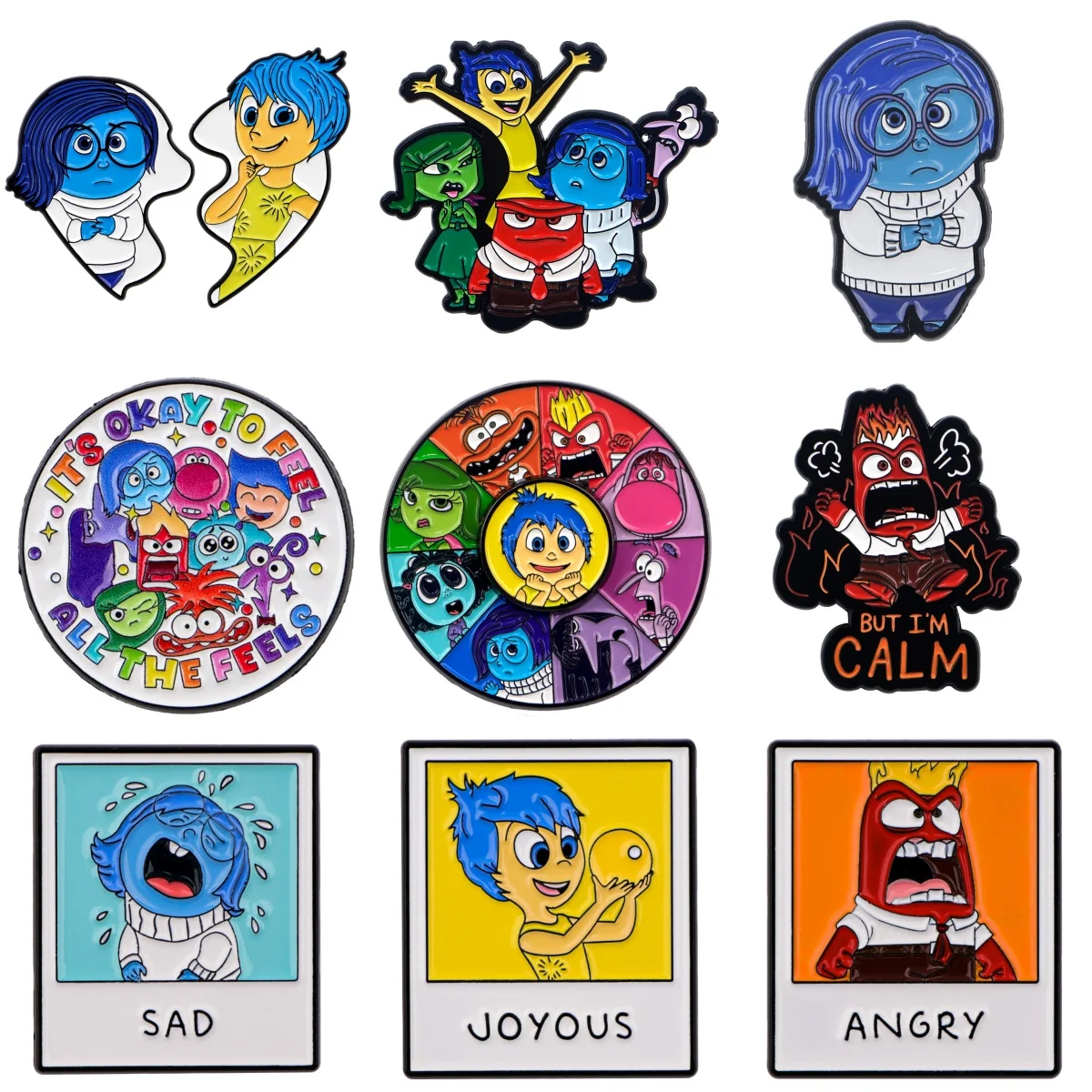 Broche de Esmalte de Personagem de Filme Fofo, Broche de Desenho Animado para Casaco, Broches Femininos, Emblemas de Lapela da Moda, Joia de Presente para Amigos