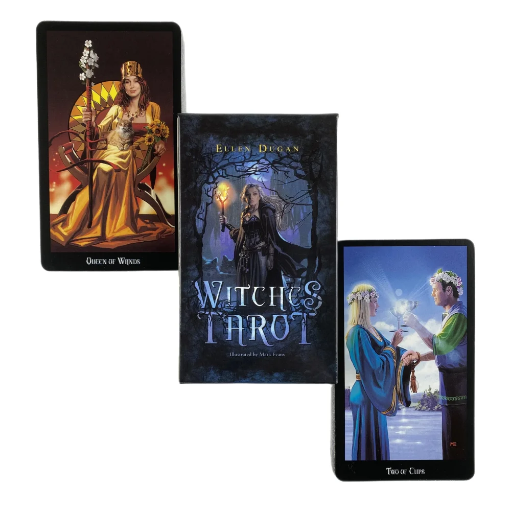 Witches Tarot Cards A 78 Deck Oracle English Visions Divination Edition Board Playing Games