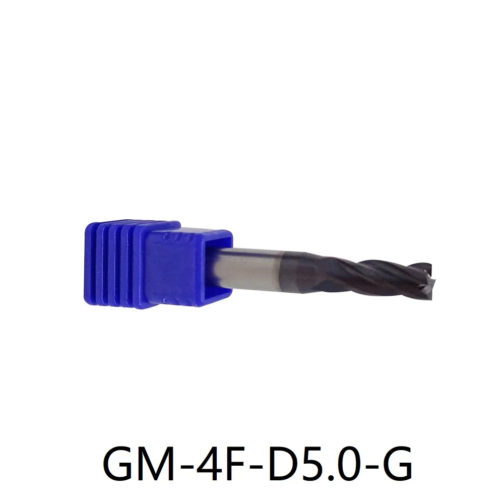 

ZCC GM-4F-D4.5-G GM-4F-D5.0-G GM-4F-D5.5-G GM-4F-D6.0-G GM-4F-D8.0-G Solid carbide milling GM series Semi-finishing End mill