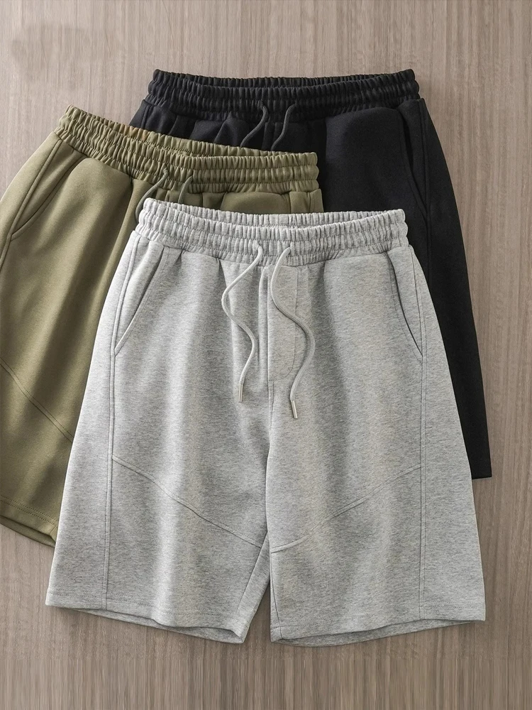 

American Sle Casual Men's ort Pants Summer New Sport ey Sweatpants Loose Five-Quarter Pants Streetwear Faion