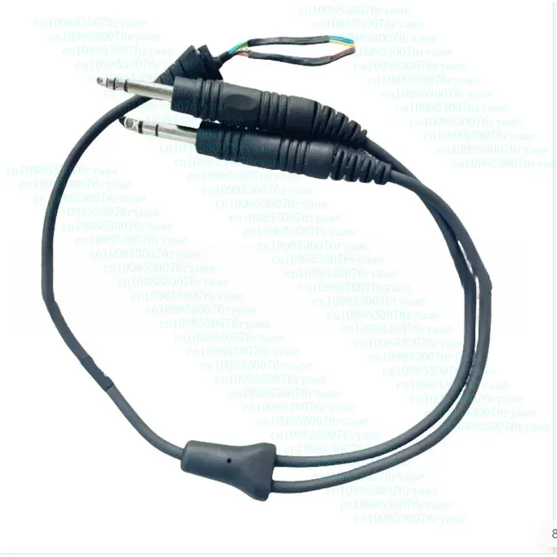

Double plug cable for Bose A20 aviation headset stereo 6.3mm 5.2mm
