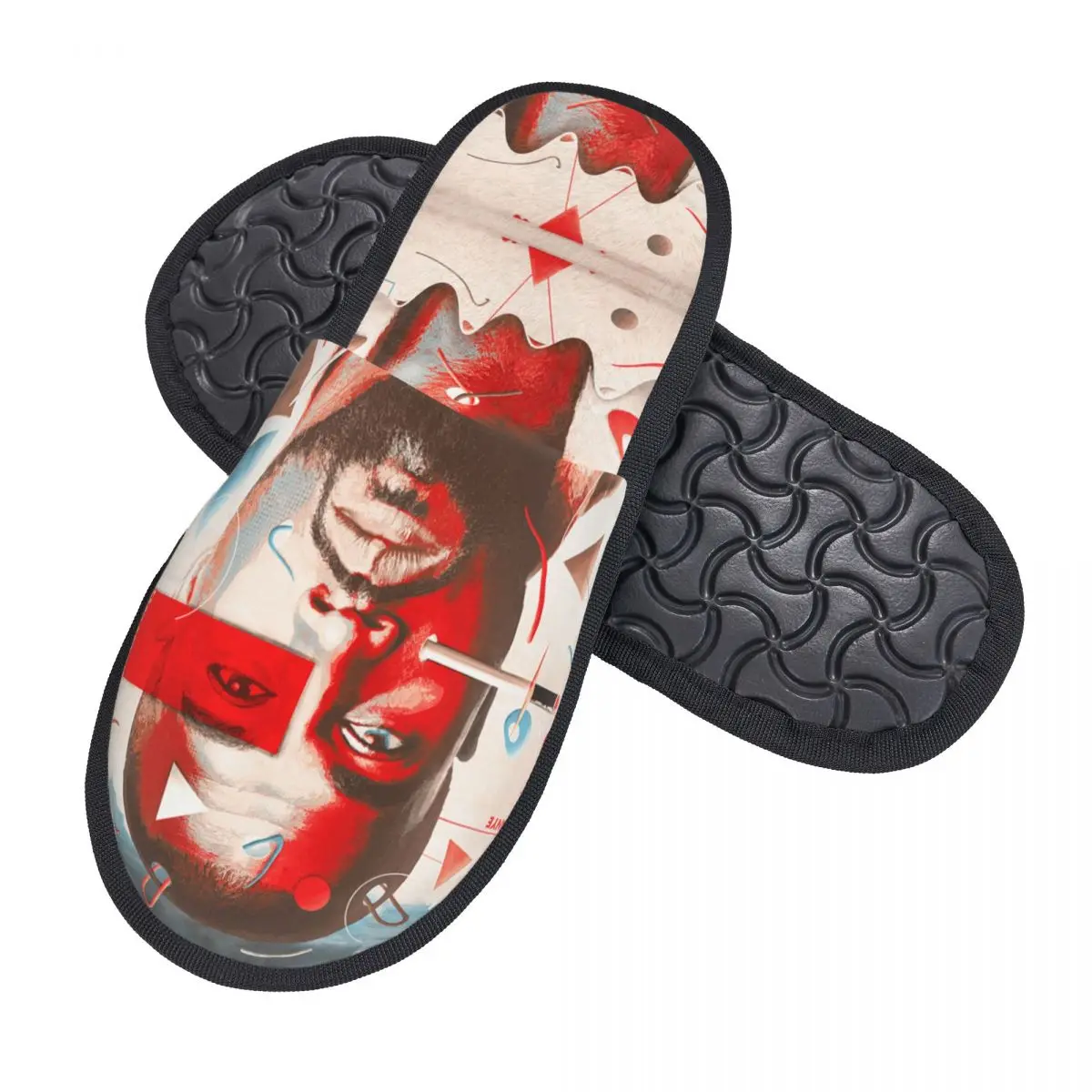 Popular Singer Kanye West Guest Slippers for Spa Women Custom Print House Shoes