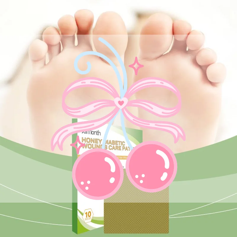 10Pcs Honey Sugar Care Patch Soothing Body Discomfort Relief Pad Gentle Sugar Care Sticker for Middle Aged Elderly Care Patch