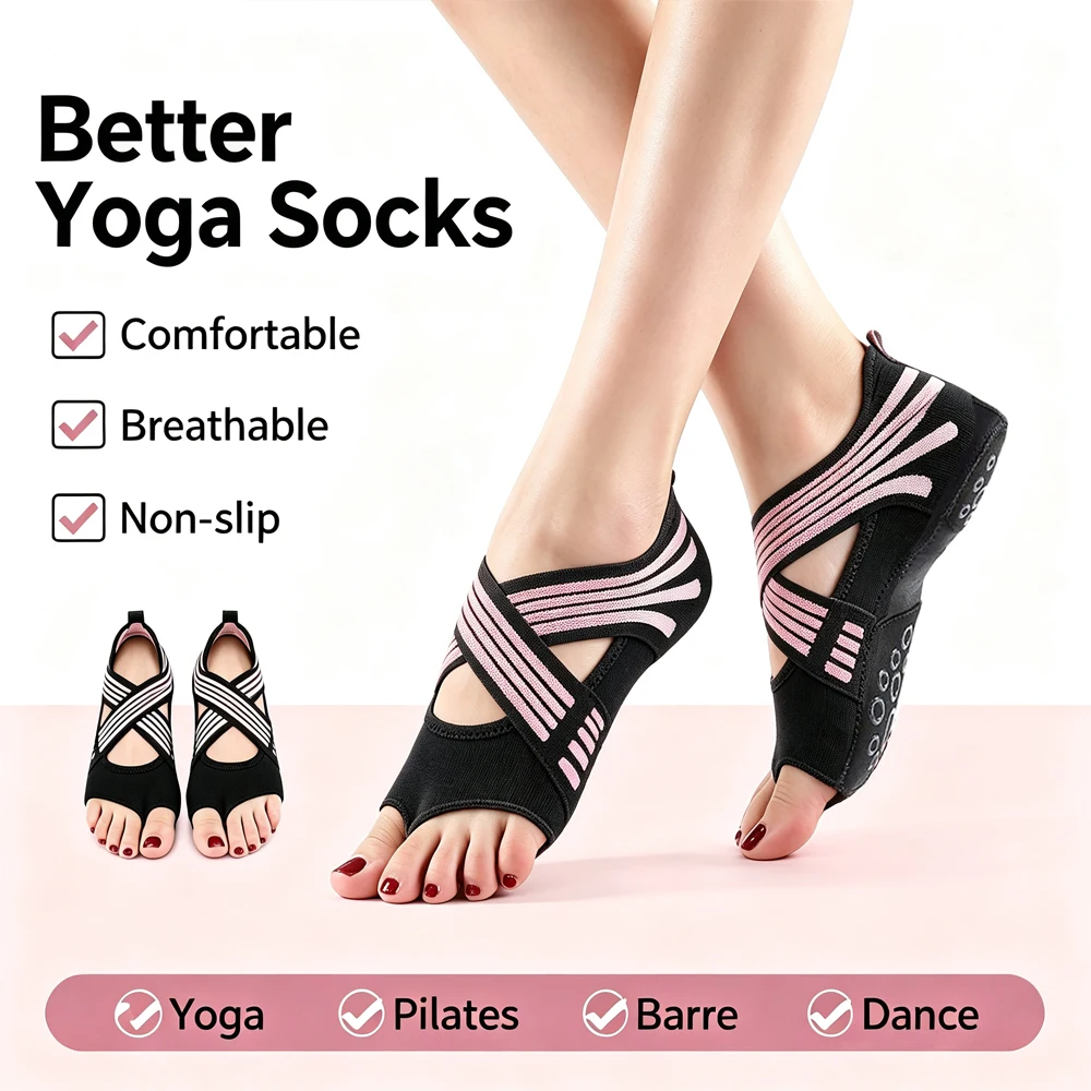 Pilates Yoga Class - 1 paio di calzini da yoga