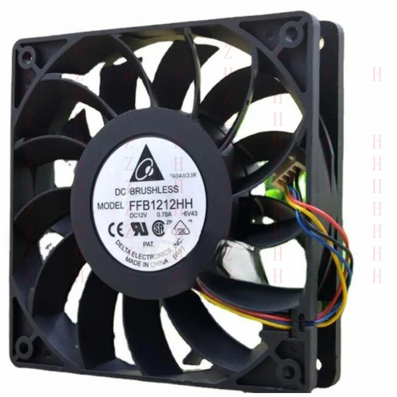 

XXZ для 1 шт. нового DE-LTA FFB1212HH 12 см 12025 12 В 0,78 А серверный вентилятор с рассеиванием тепла