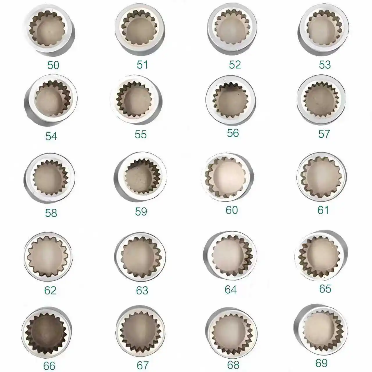 

Набор инструментов для снятия противоугонных колесных болтов 50-69 (20 моделей) для моделей Porsche | Комплект ключей для блокировки Porsche