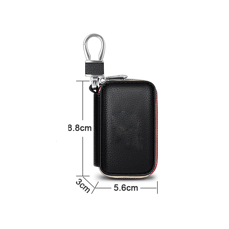 Leather Car Key Case Protection Car Key Bag Key Chain Cover for Mercedes Benz New B/C/E Class A Class C200L GLC GLK New CLA GLA