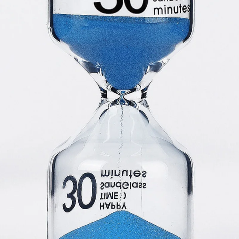 30 Minuten Sanduhr Timer kreative Kinder Hausaufgaben Zeitnehmer saubere Zähne Sandglas Timer Desktop Zubehör Sanduhr Uhr