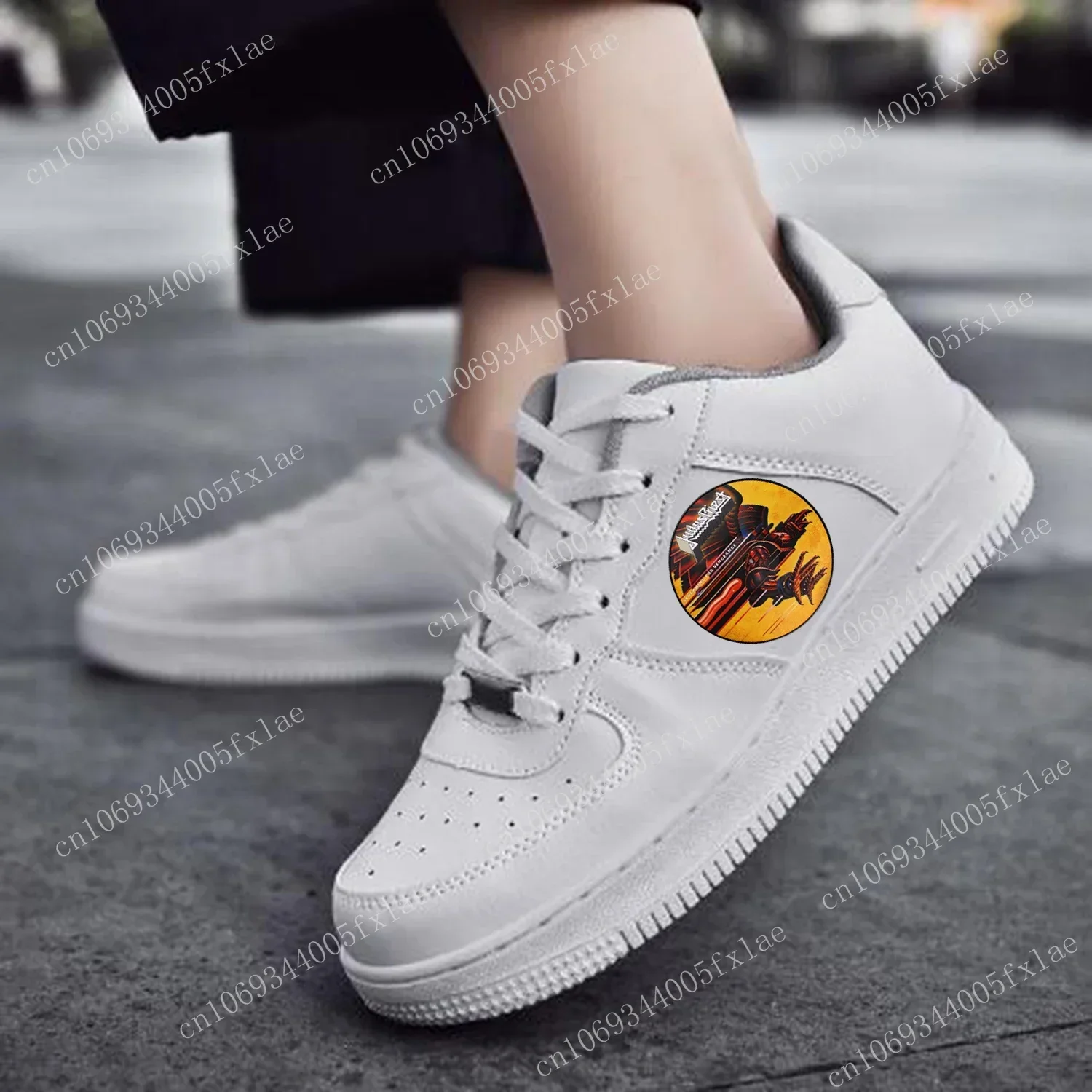 Judas Priest AF Basketball Mens Womens Sports Running High Quality Flats Force Sneakers Lace Up Mesh Customized Made Shoe White