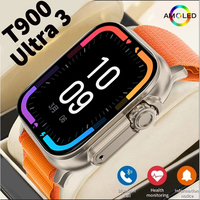 T900 Ultra 3 2024 Smart Watch Men 49mm Series AMOLED Screen NFC Compass Waterproof for Sport Fitness For Smartwatch ﻿