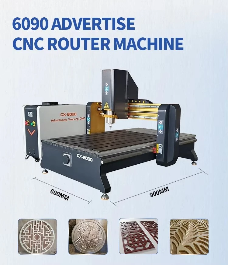 Picture 3: High Precision Mini Desktop CNC Router for Wood Carving & Engraving Single Spindle Motor Gear Pump Syntec Engine Control System