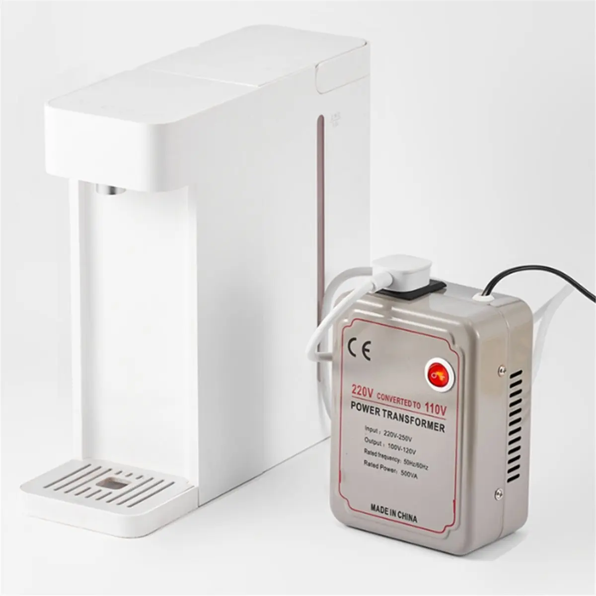 (DT37) 500W Voltage Transformer AC 220V to 110V Step Down Converter for 100-120V USA Appliances EU Plug