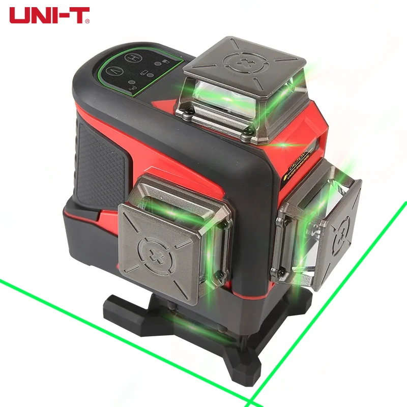 Uni-t-auto Nível Laser Verde Verde Horizontal e Vertical Feixe Verde Ferramenta Cruz Lm576ld-e 12 16 Linha