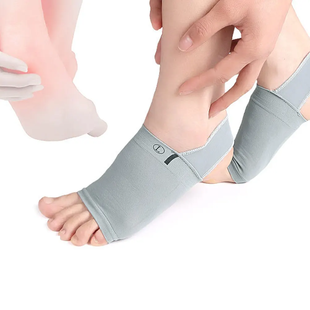 

Arch Foot Pad Insoles Shoes Socks Supports Feet Cushion Pads Care Flatfoot Elasticity