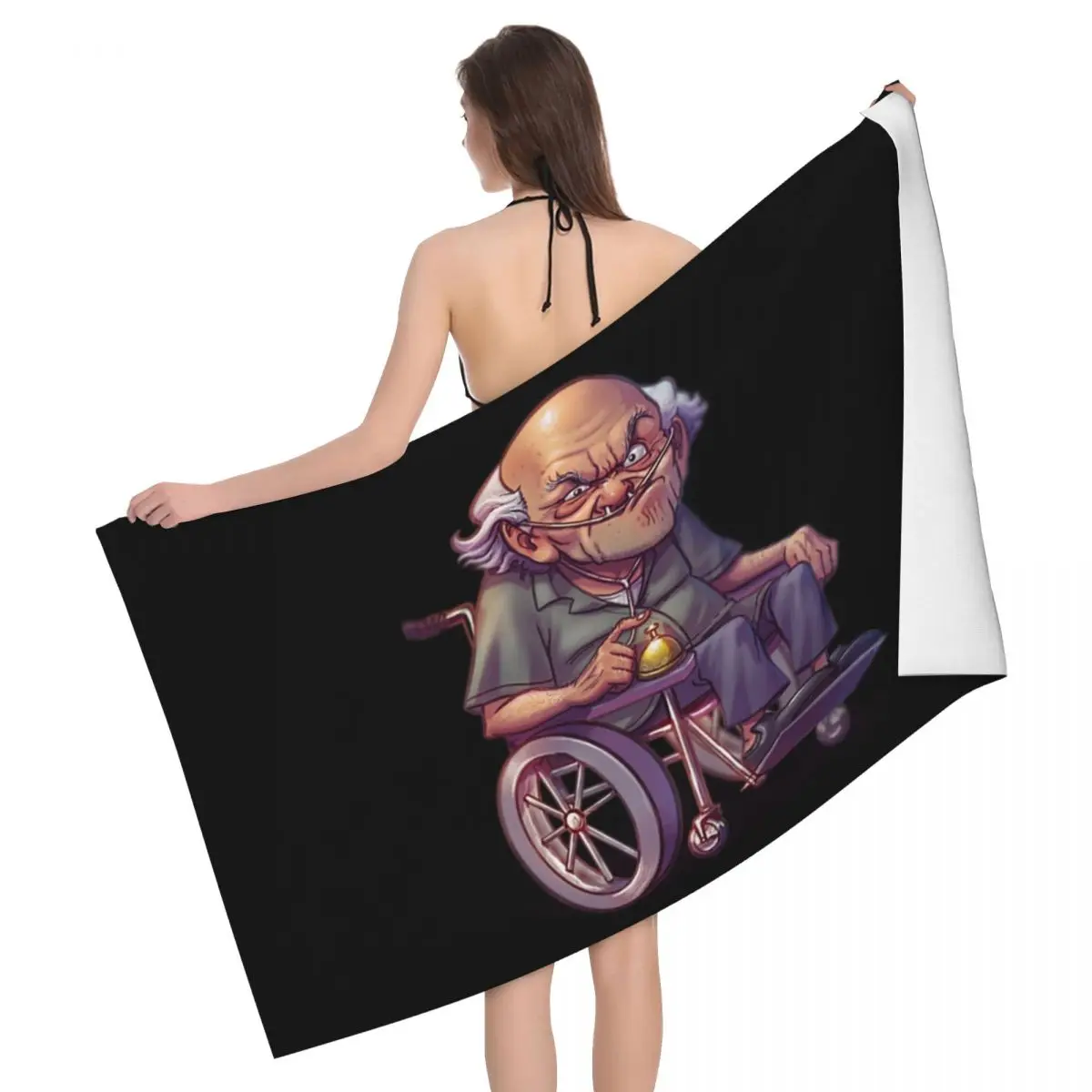 Custom Heisenberg Breaking Bad Ding Breathable Microfiber Bath Beach Towel Quick Drying TV Show Shower Pool Towels