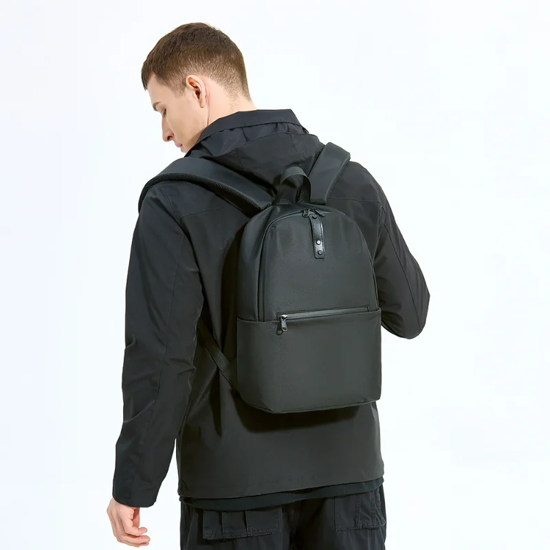 

2026 New Premium Men's Waterproof Nylon Backpack Large Capacity Commuter Travel Man Backpacks Middle School Student School Bag
