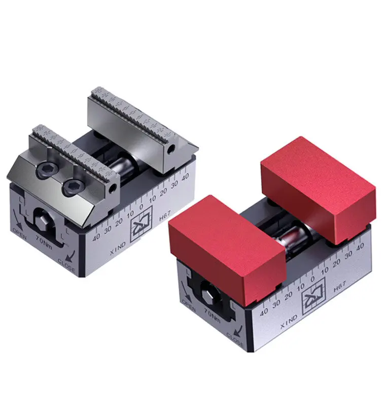 Self-centering vise CNC machining center precision fixture four-axis five-axis zero point positioning quick change