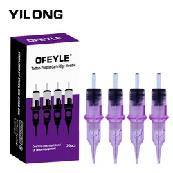 OFEYLE 20Pcs Disposable Sterilized Tattoo Cartridge Needle Disposable Sterilized Safety Tattoo Needle for Cartridge Machine