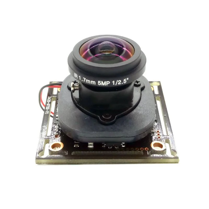 PU`Aimetis 4 em 1 1.0MP Câmera panorâmica Lente olho de peixe Vista de 360 graus Câmera 720P AHD IR ODS/Cabo BNC