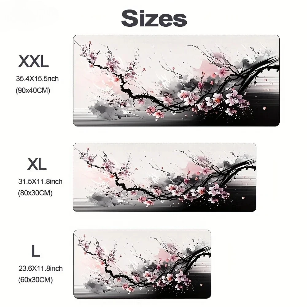 

XXL Sakura MousePad Computer Accessories Office Gaming Mousemats Animation Pad mouse pad anime japanese mat